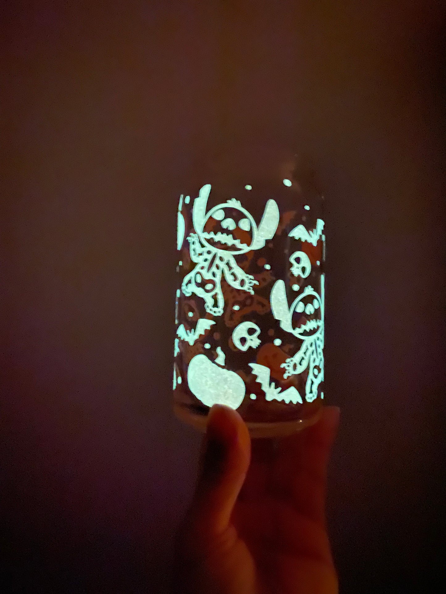 SPOOKY STITCH | GLASS CUP