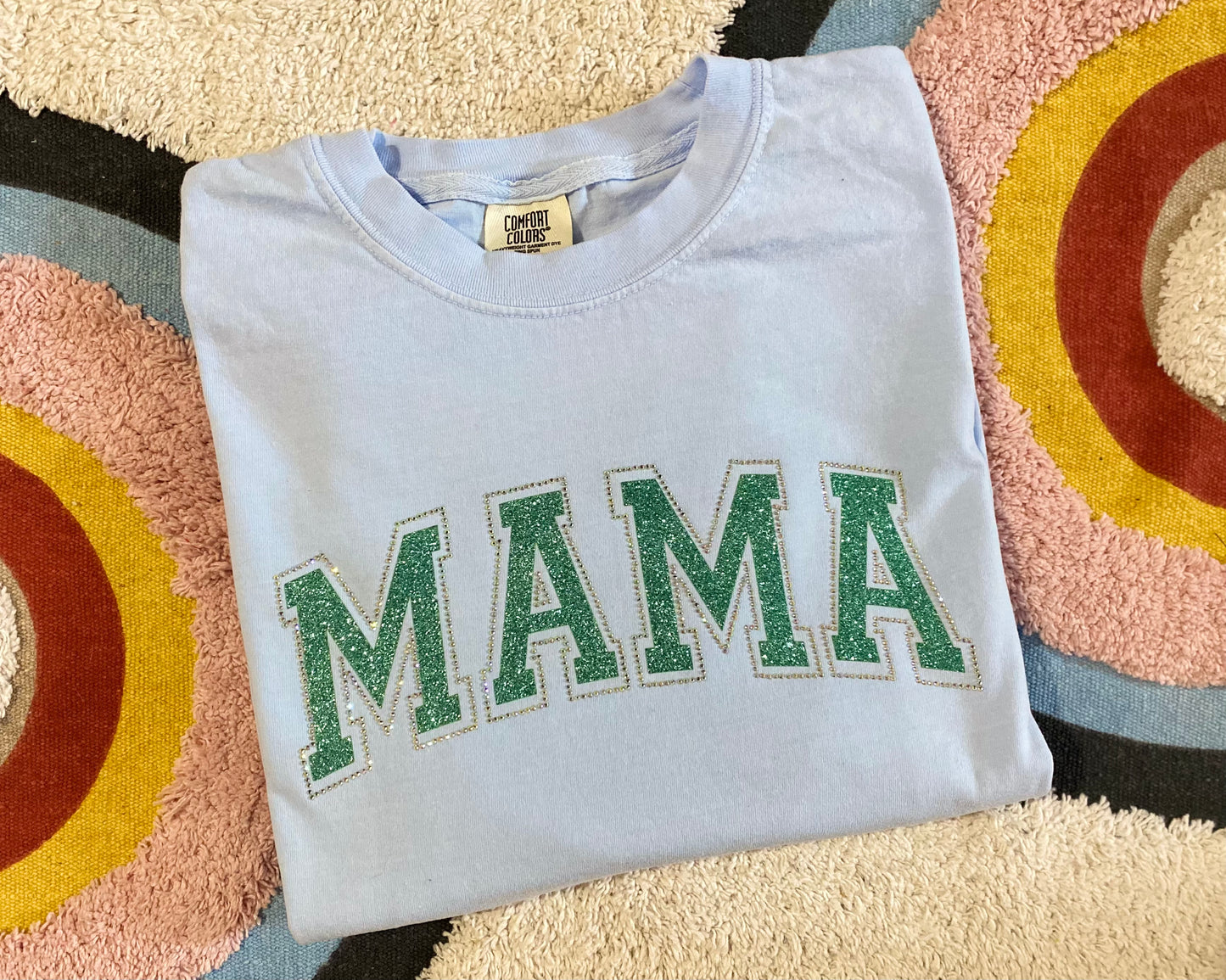 MAMA | BLUE | T-SHIRT | SHORT SLEEVE