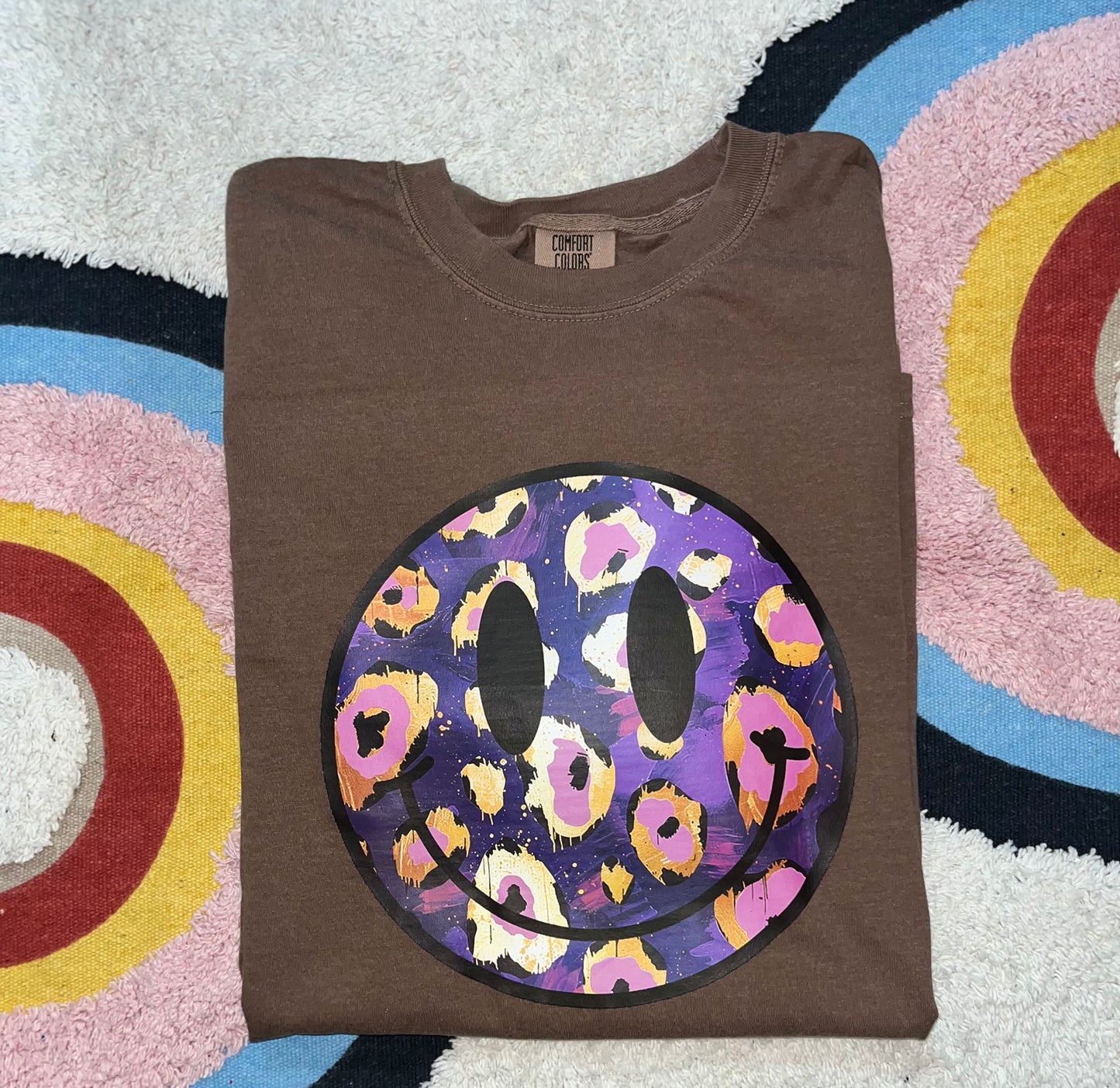 LEOPARD SMILEY | T-SHIRT