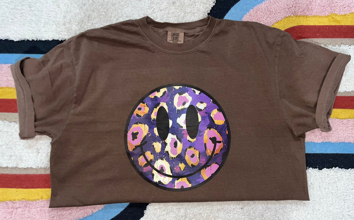 LEOPARD SMILEY | T-SHIRT