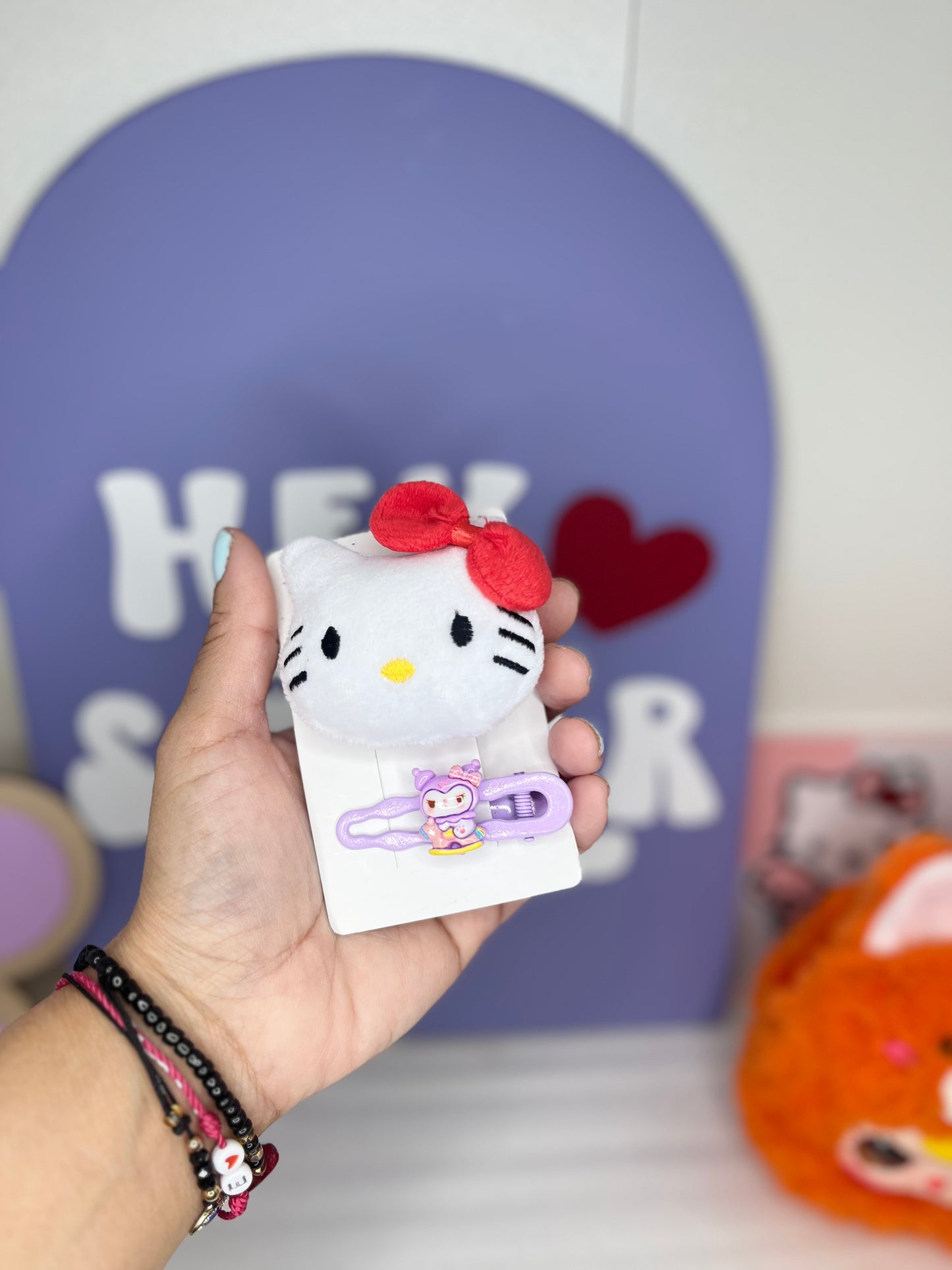 KITTY HAIR CLIPS