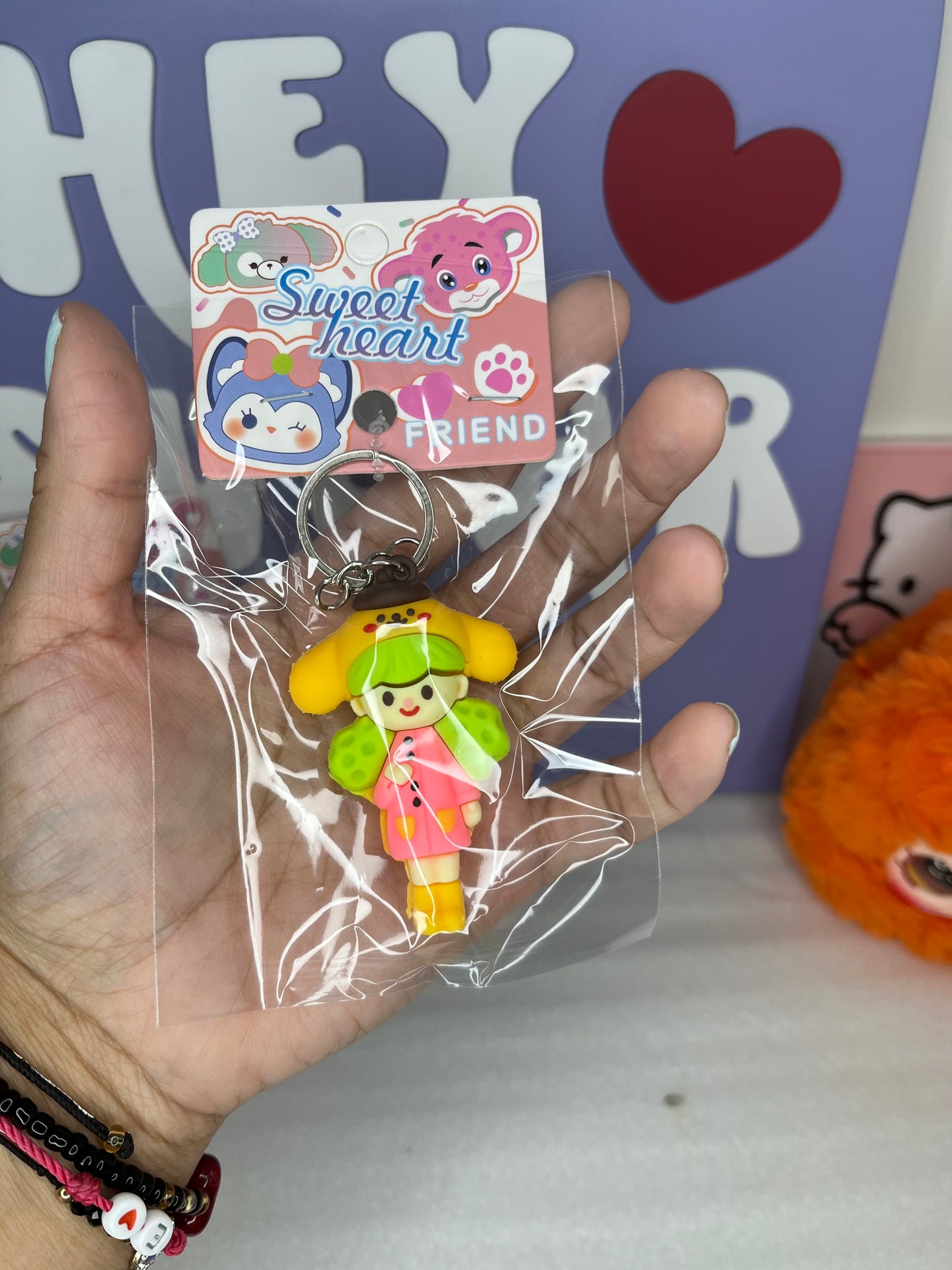 SWEATHEART FRIENDS KEYCHAINS