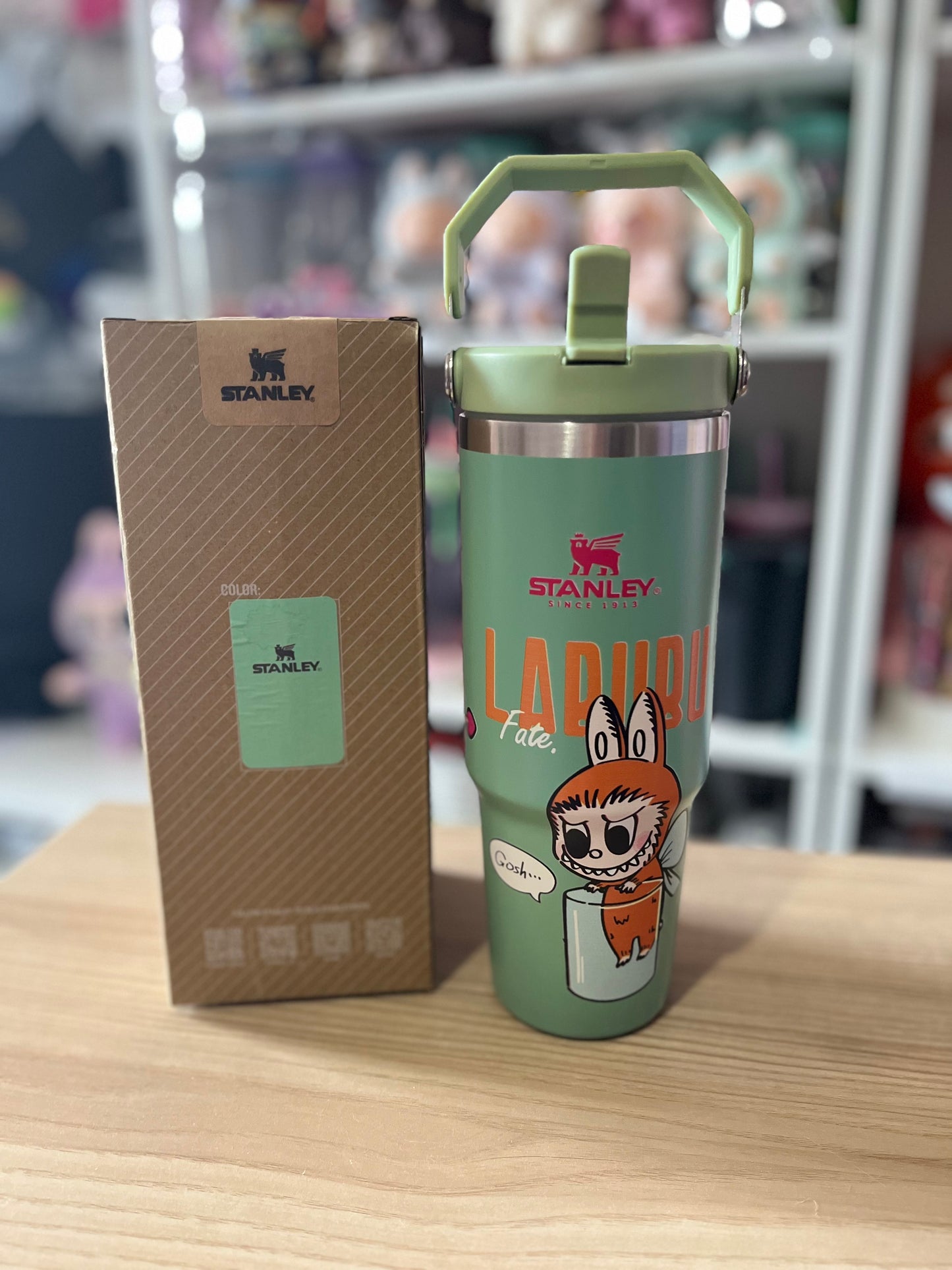 GREEN LABUBU STANLEY | TUMBLER