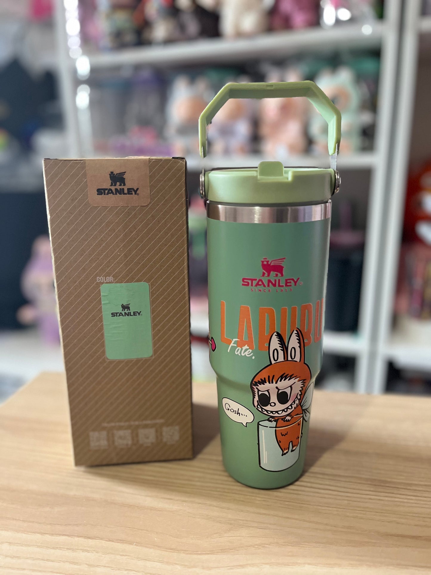GREEN LABUBU STANLEY | TUMBLER