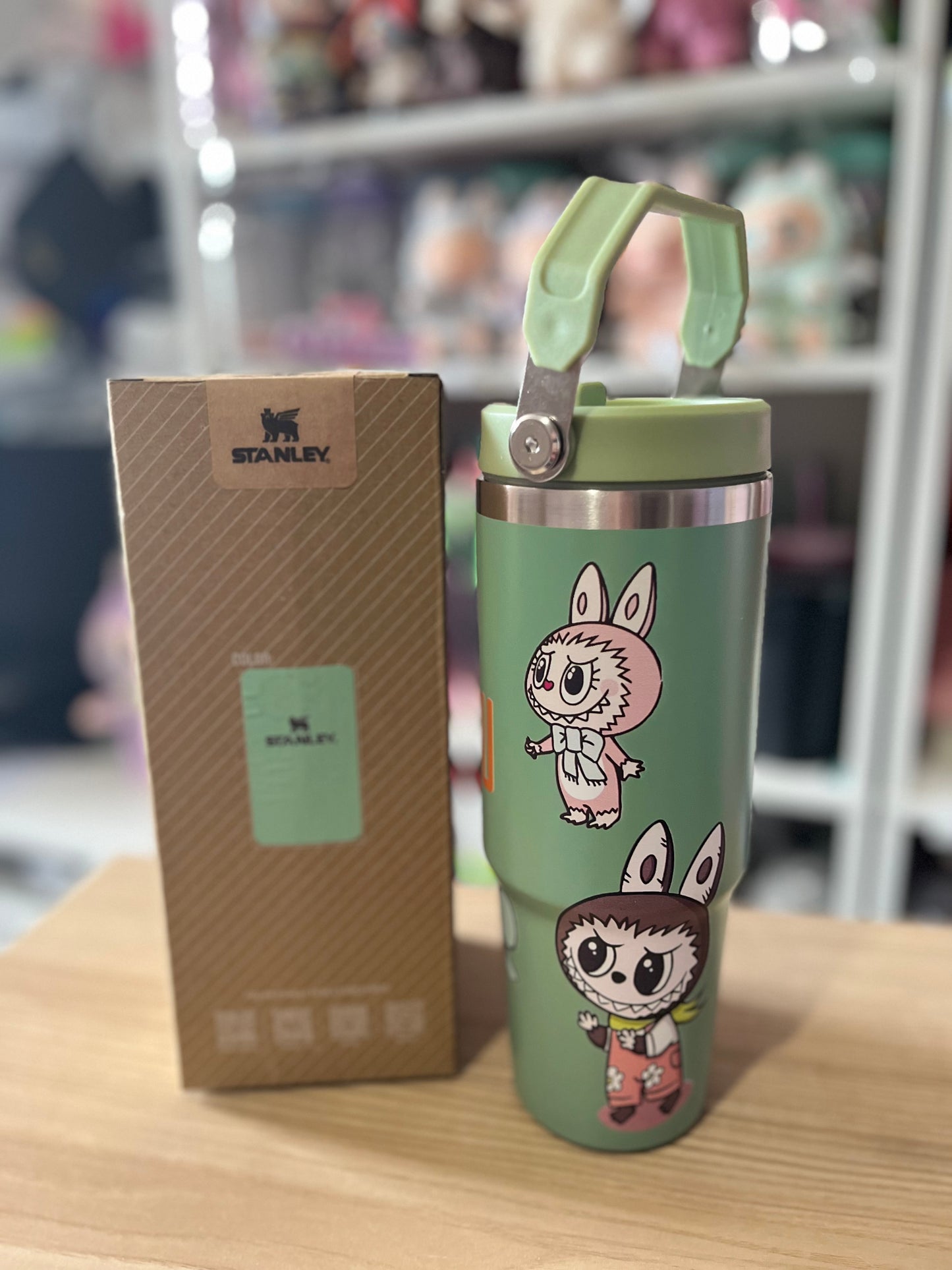 GREEN LABUBU STANLEY | TUMBLER
