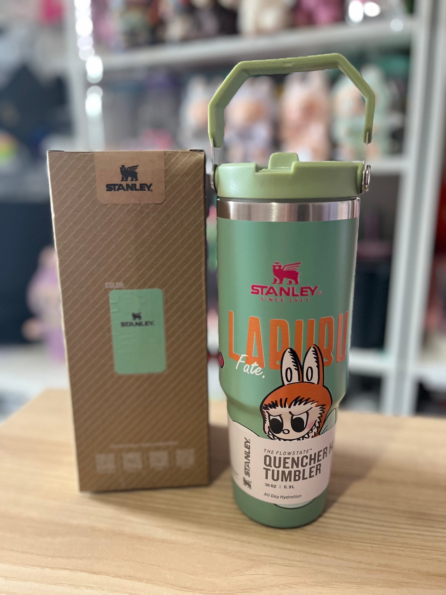 GREEN LABUBU STANLEY | TUMBLER