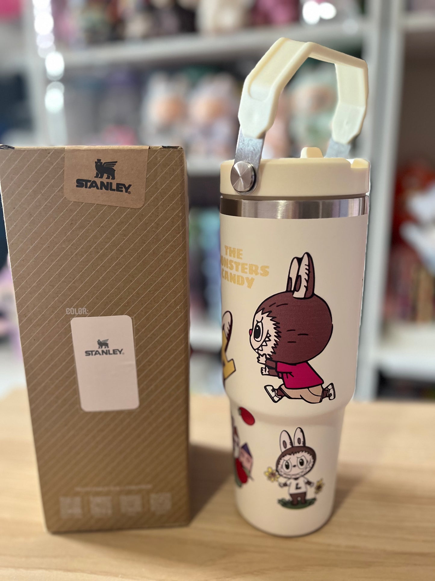 WHITE KING LABUBU | STANLEY | TUMBLER