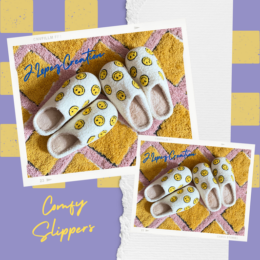 YELLOW SMILES | COMFY SLIPPERS