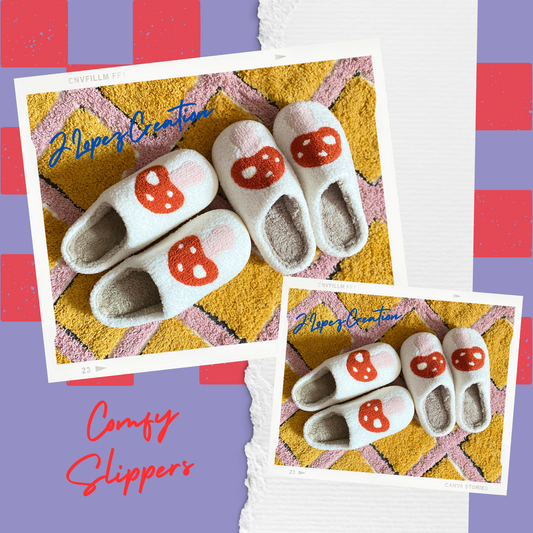 MUSHROOM | COMFY SLIPPERS