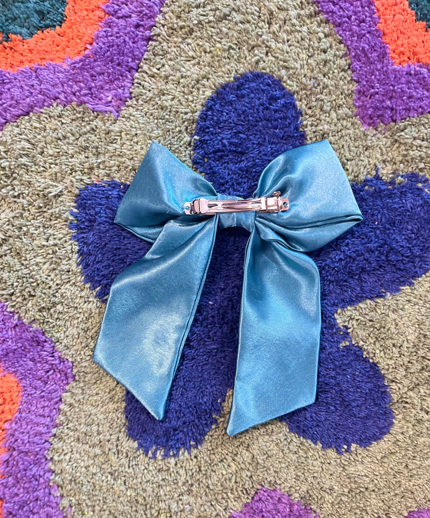 OCEAN BLUE | BOW |HAIR ACCESSORIES