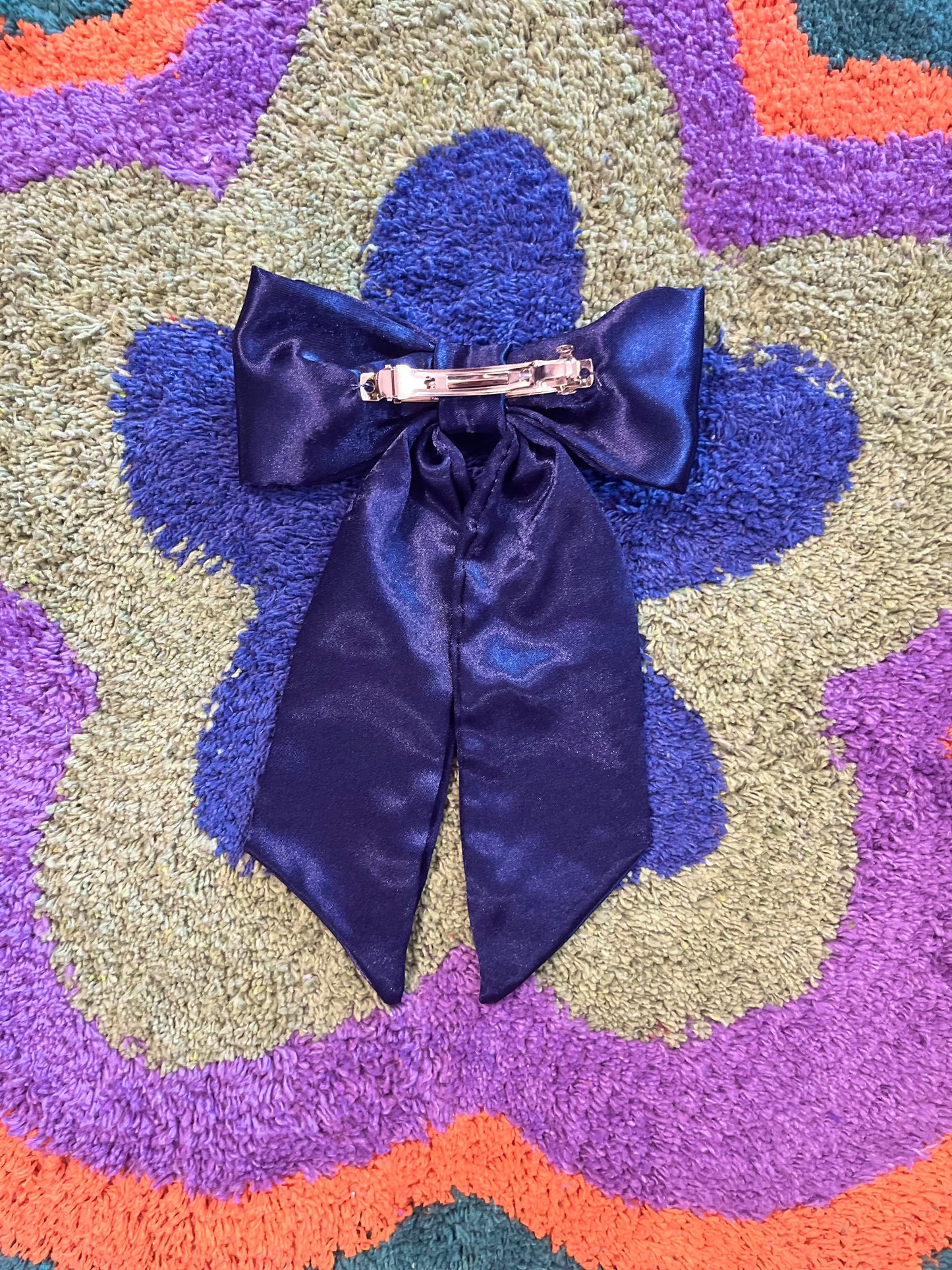NAVY | BOW |HAIR ACCESSORIES