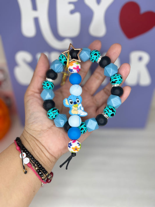 BLUE ALIEN | KEY CHARM | KEYCHAIN