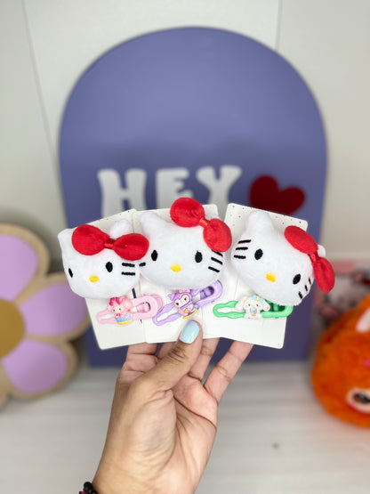KITTY HAIR CLIPS