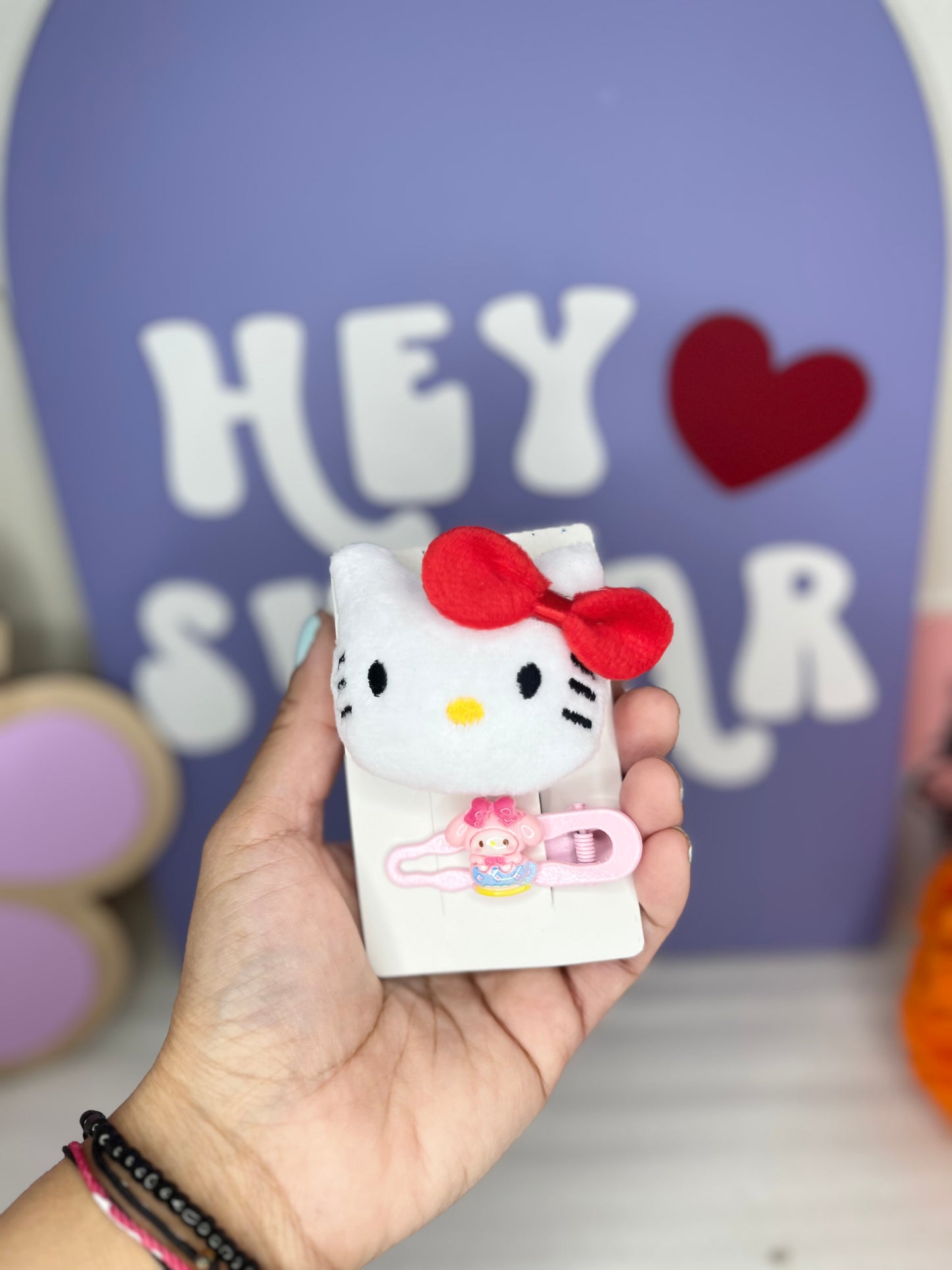 KITTY HAIR CLIPS