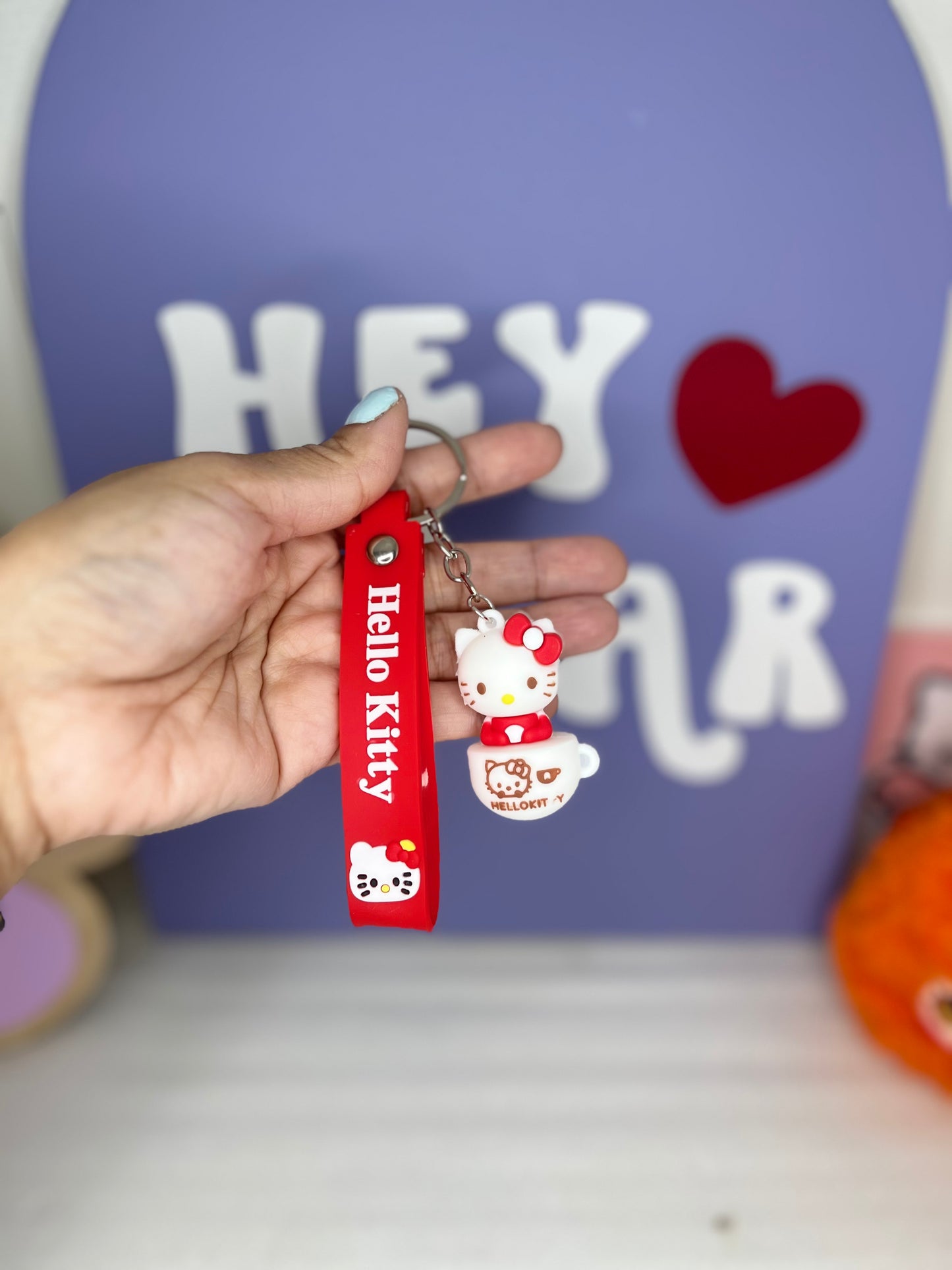 KITTY MUG KEYCHAIN