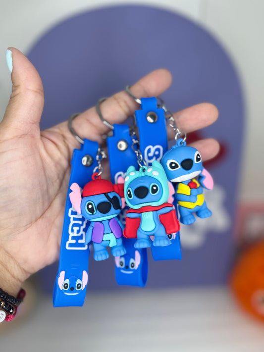 BLUE ALIEN KEYCHAINS