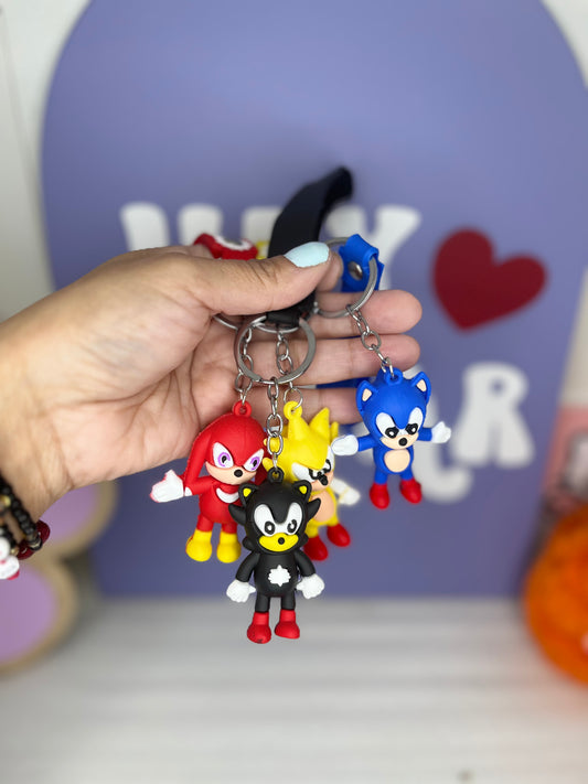 SONIC FRIENDS KEYCHAINS