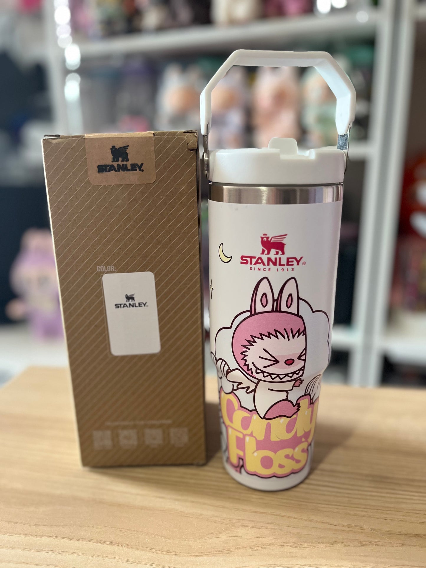 WHITE LABUBU STANLEY | TUMBLER