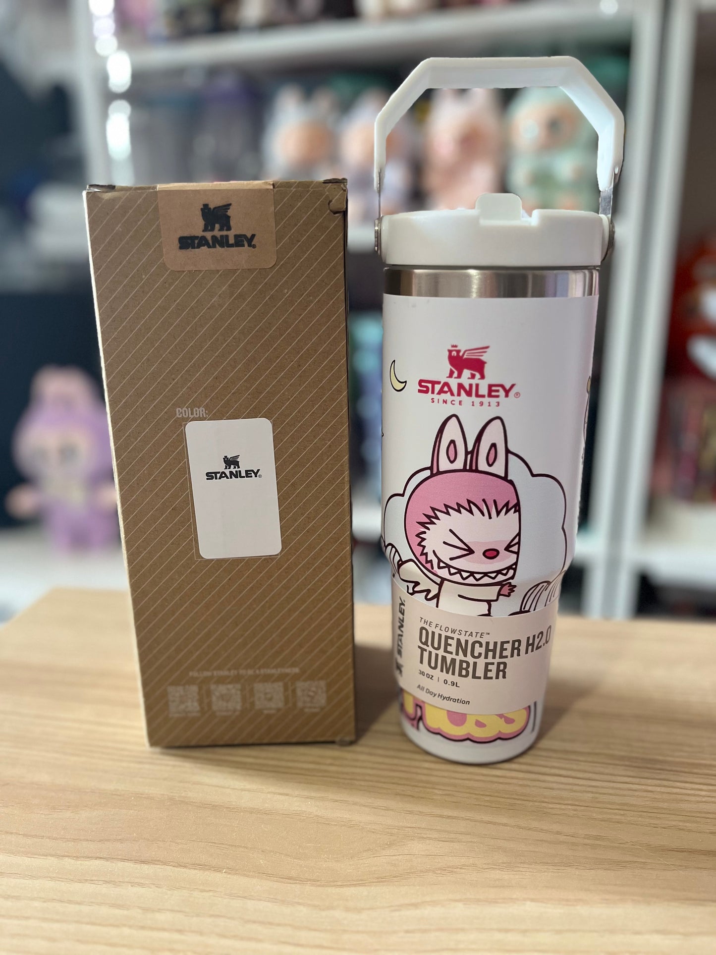 WHITE LABUBU STANLEY | TUMBLER
