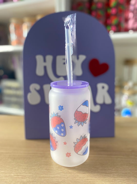 PATRIOTIC STRAWBERRIES | LIBBEY | SUBLIMATION