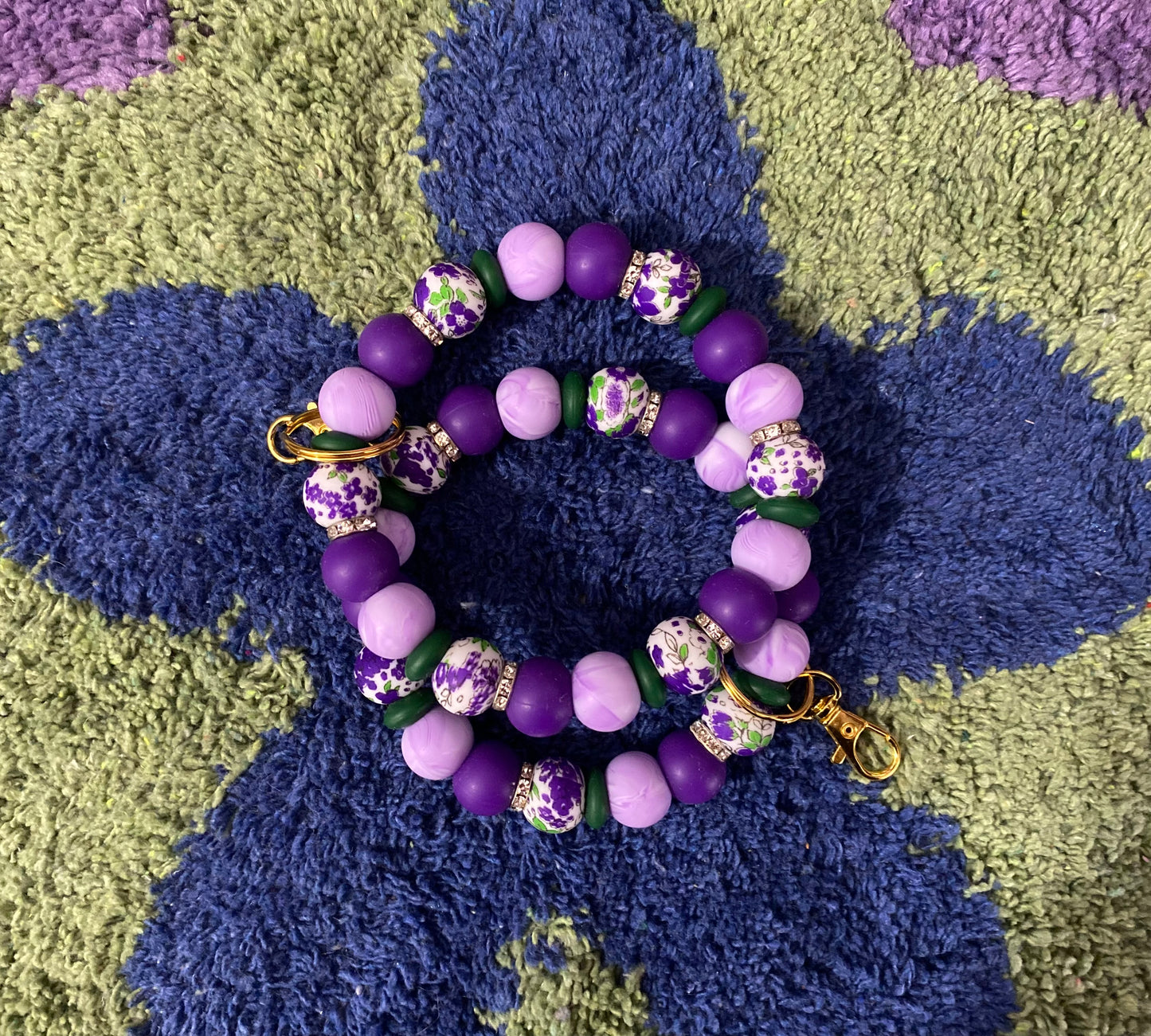 PURPLES | WRISTLET | KEYCHAIN