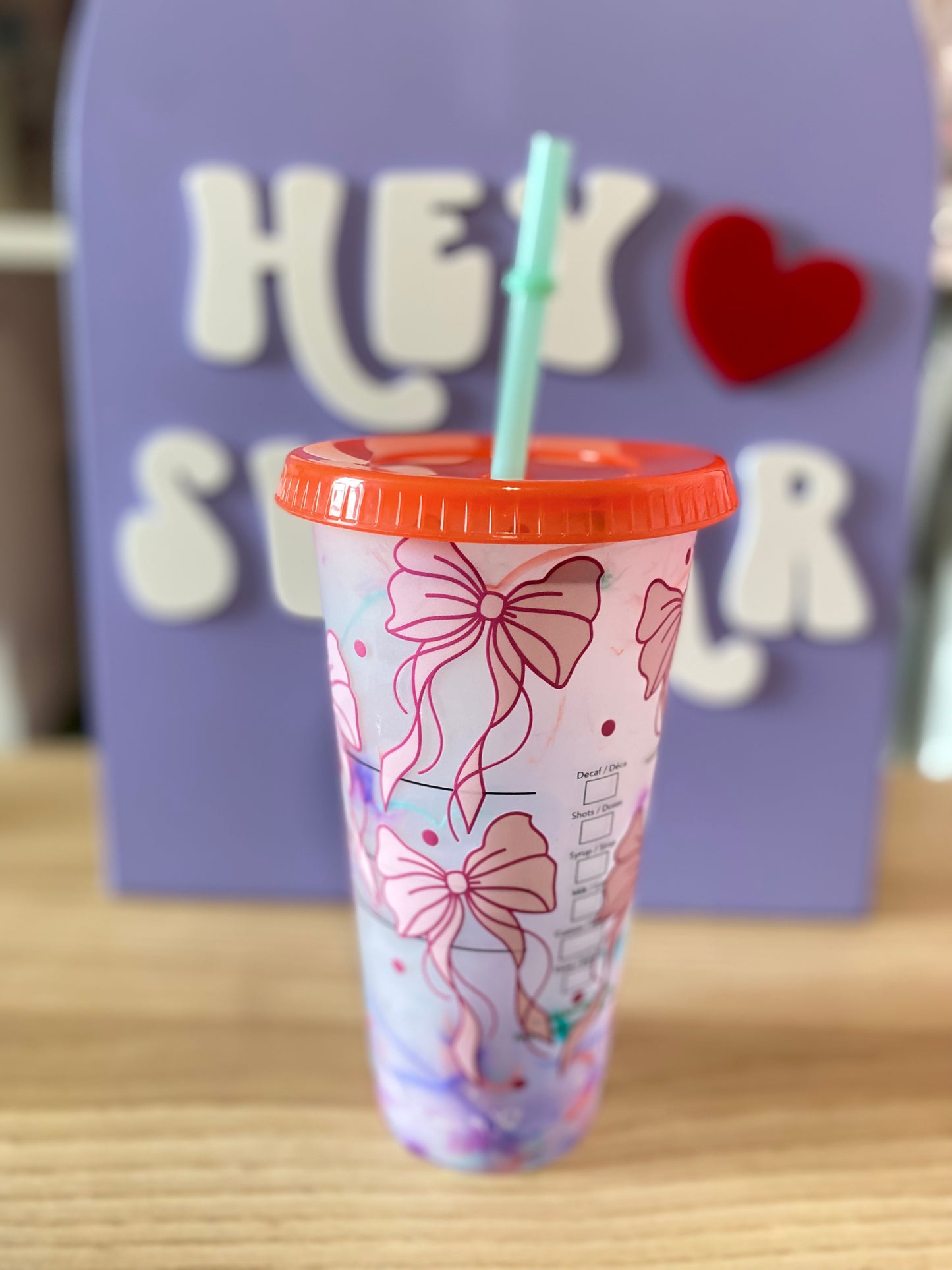 BOW DOT | CHANGE COLOR | COLD CUP
