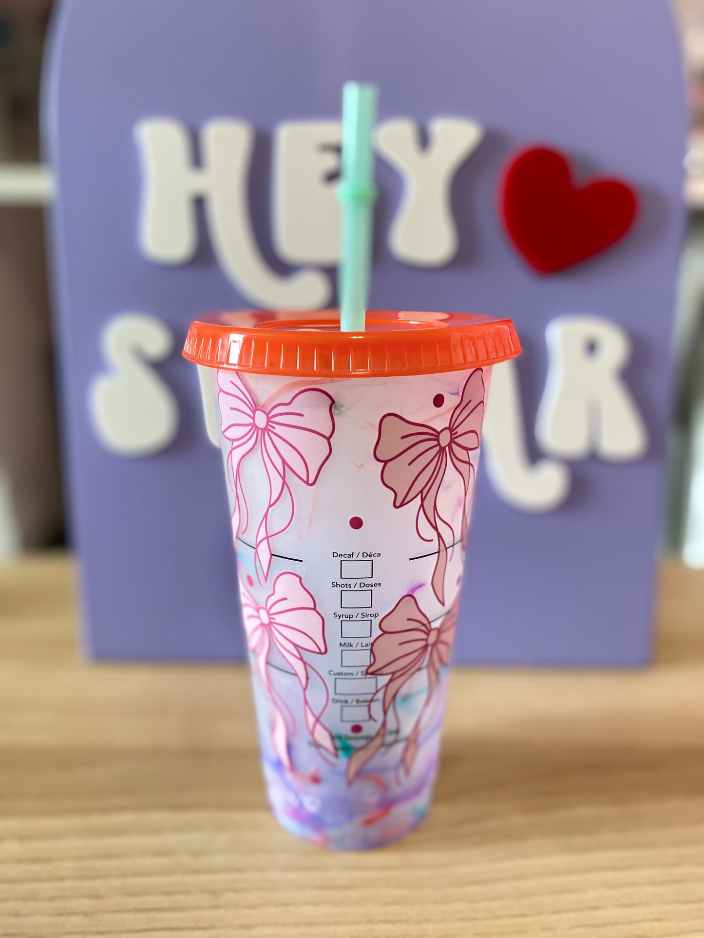 BOW DOT | CHANGE COLOR | COLD CUP