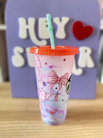 BOW DOT | CHANGE COLOR | COLD CUP
